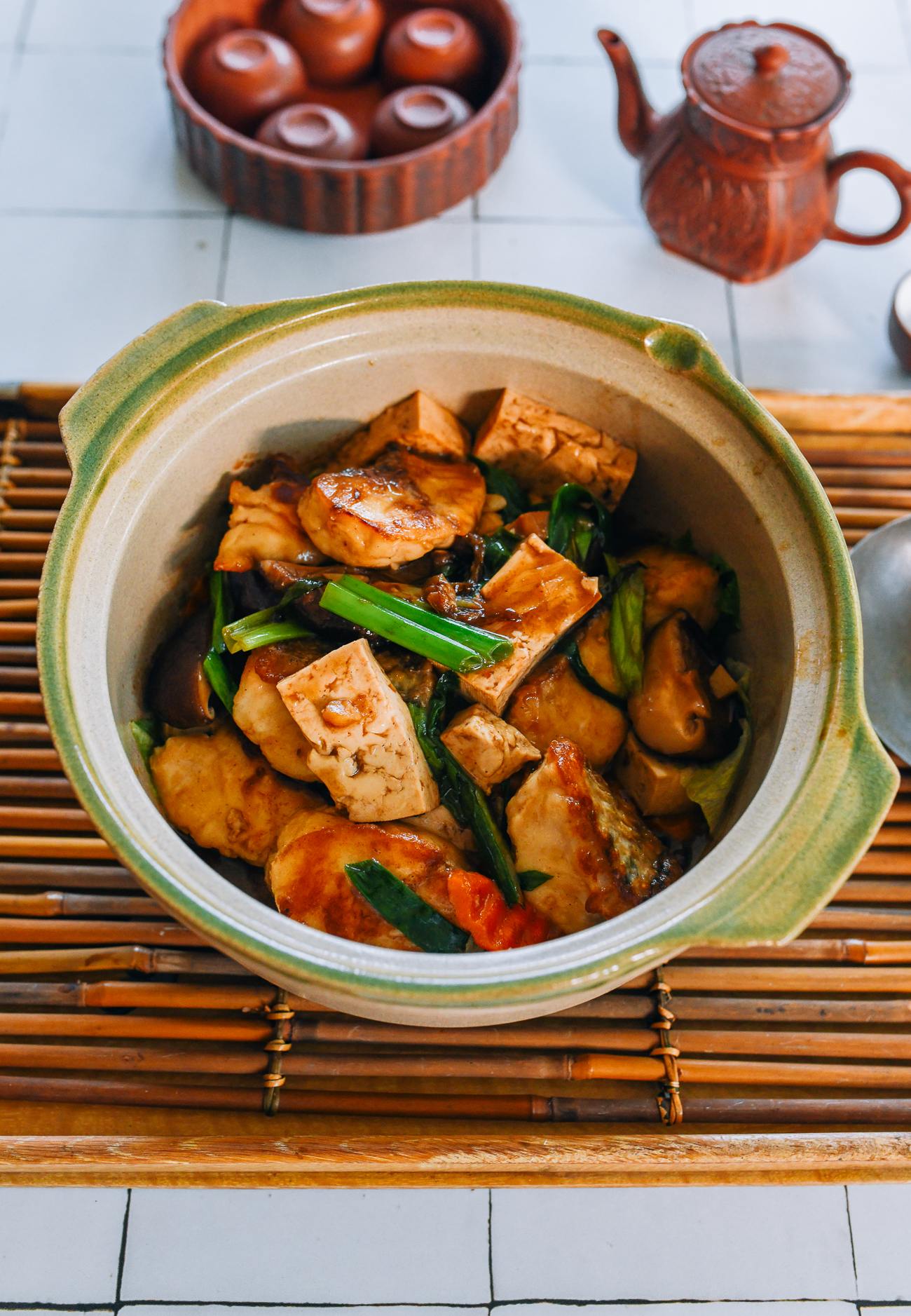 Clay Pot Fish and Tofu