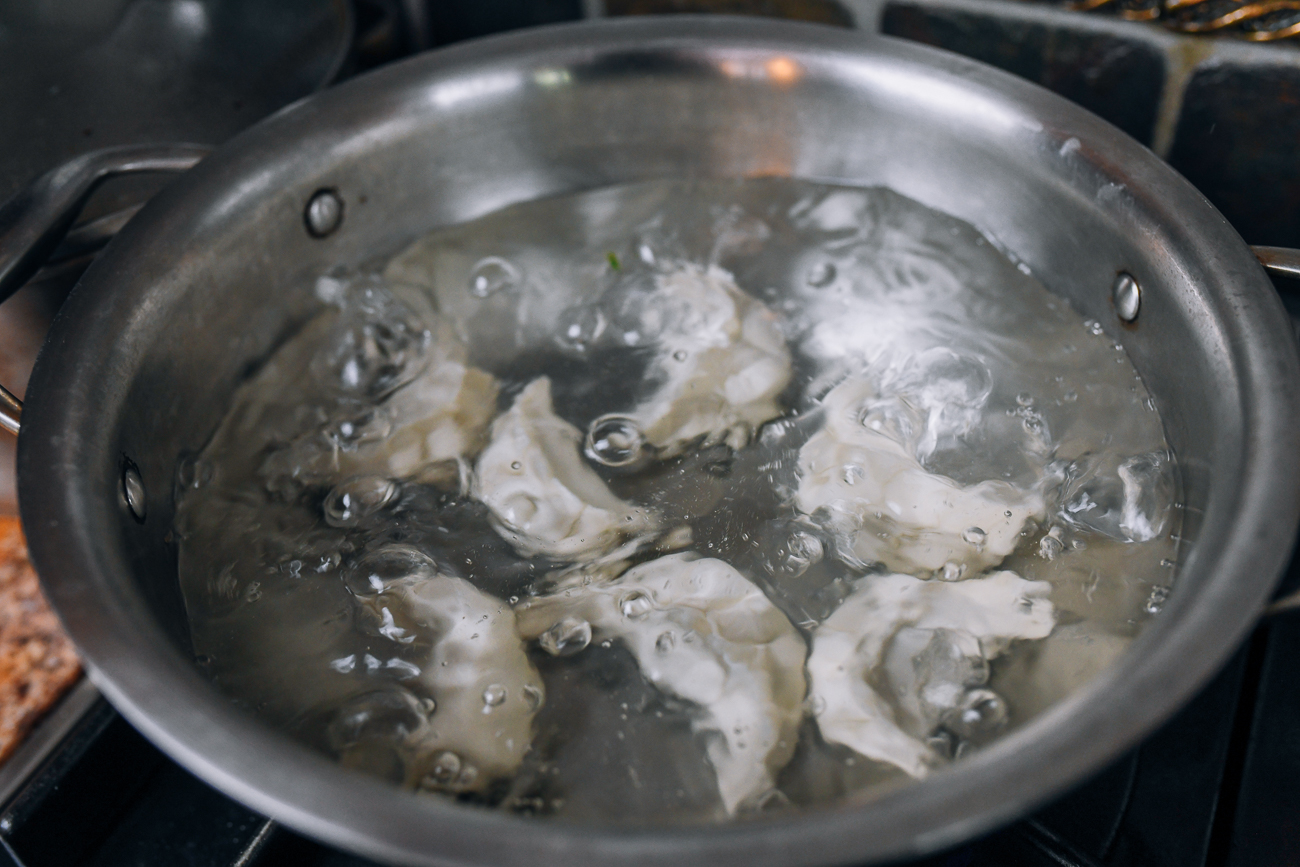 boiling gluten-free dumplings