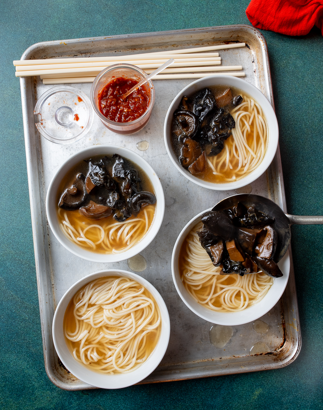 Chinese Buddhist Mushroom Noodle Soup