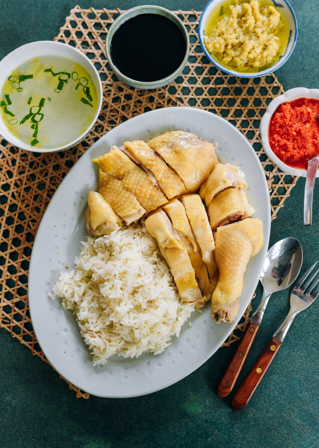 Hainan Rice Set Hainan Chicken Rice - The Woks of Life