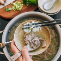 Beef Daikon Soup with Glass Noodles