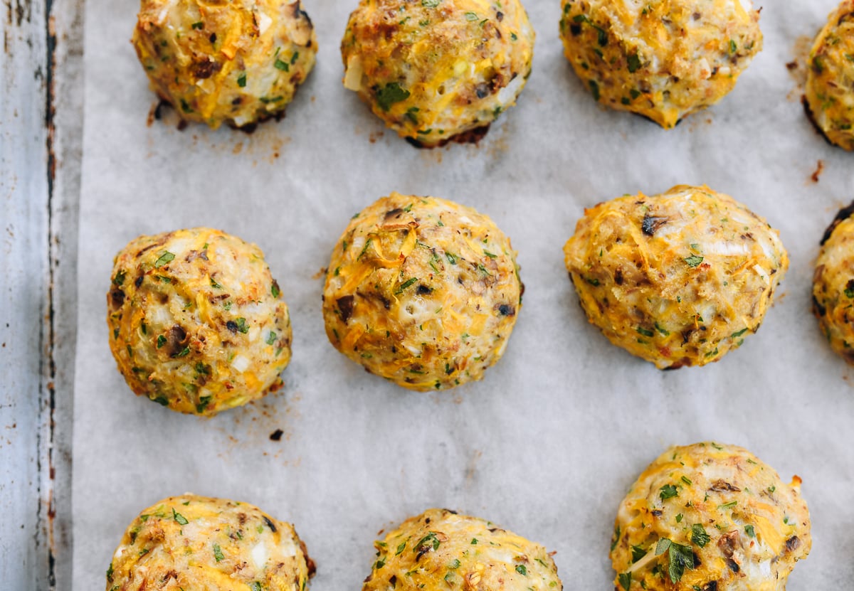 baked chicken meatballs