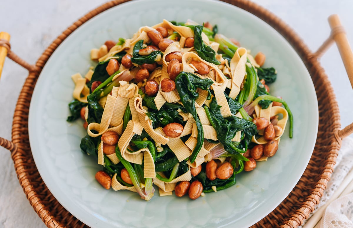 Chinese Spinach Salad