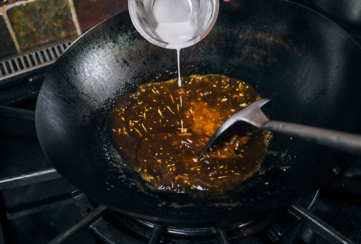 thickening sauce for sesame chicken