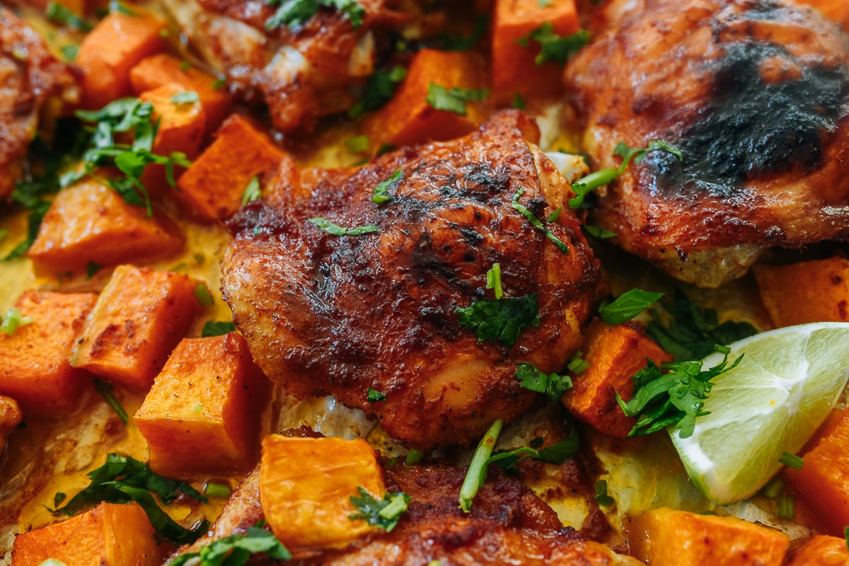 One Sheet Pan, One Can of Curry Paste, and (Almost) No Dishes