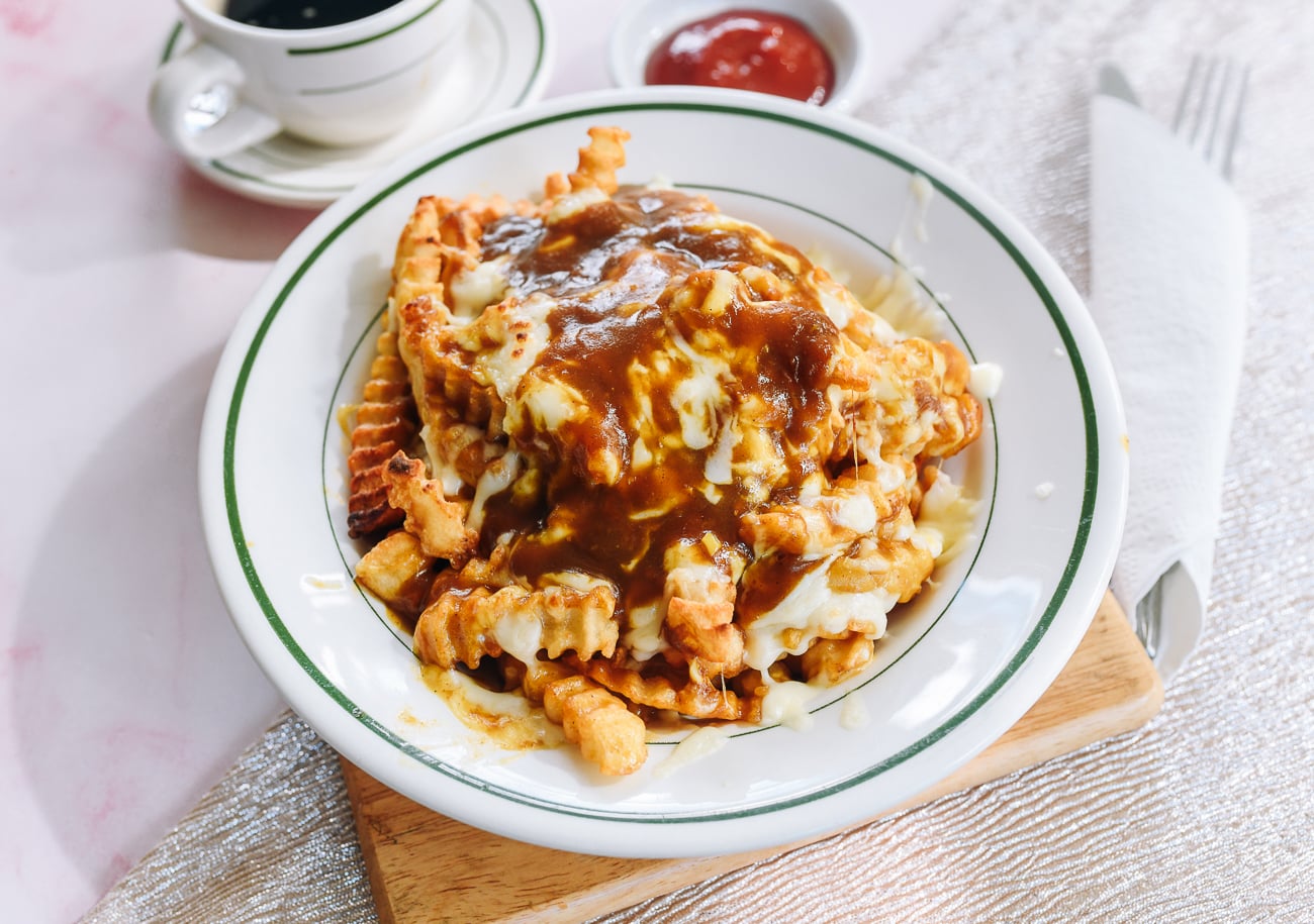 plate of disco fries