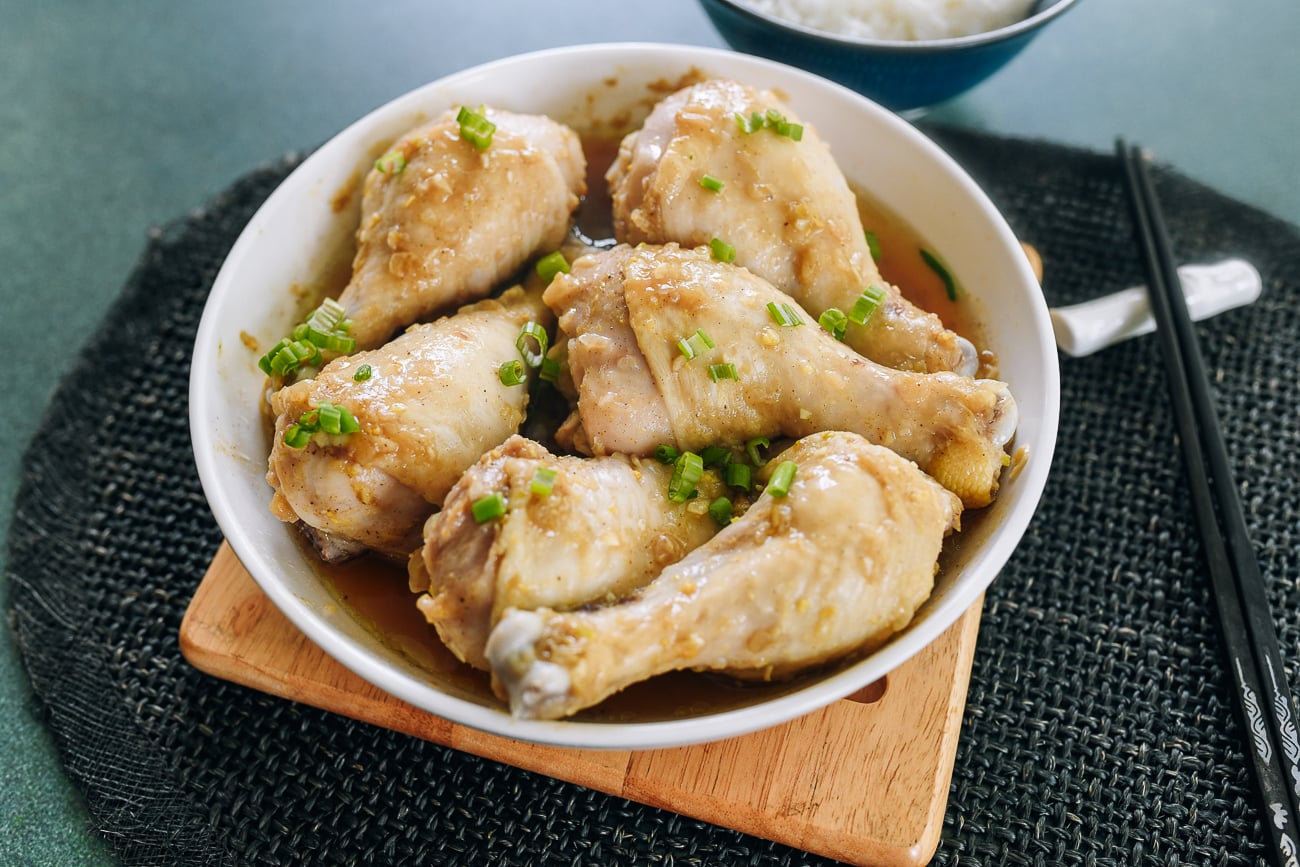 steamed chicken with sand ginger