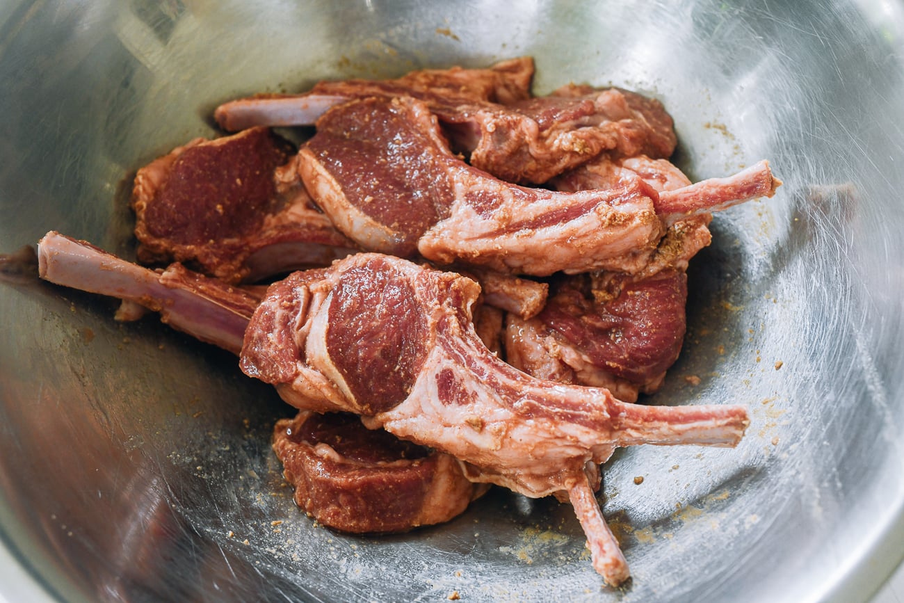 marinated lamb chops