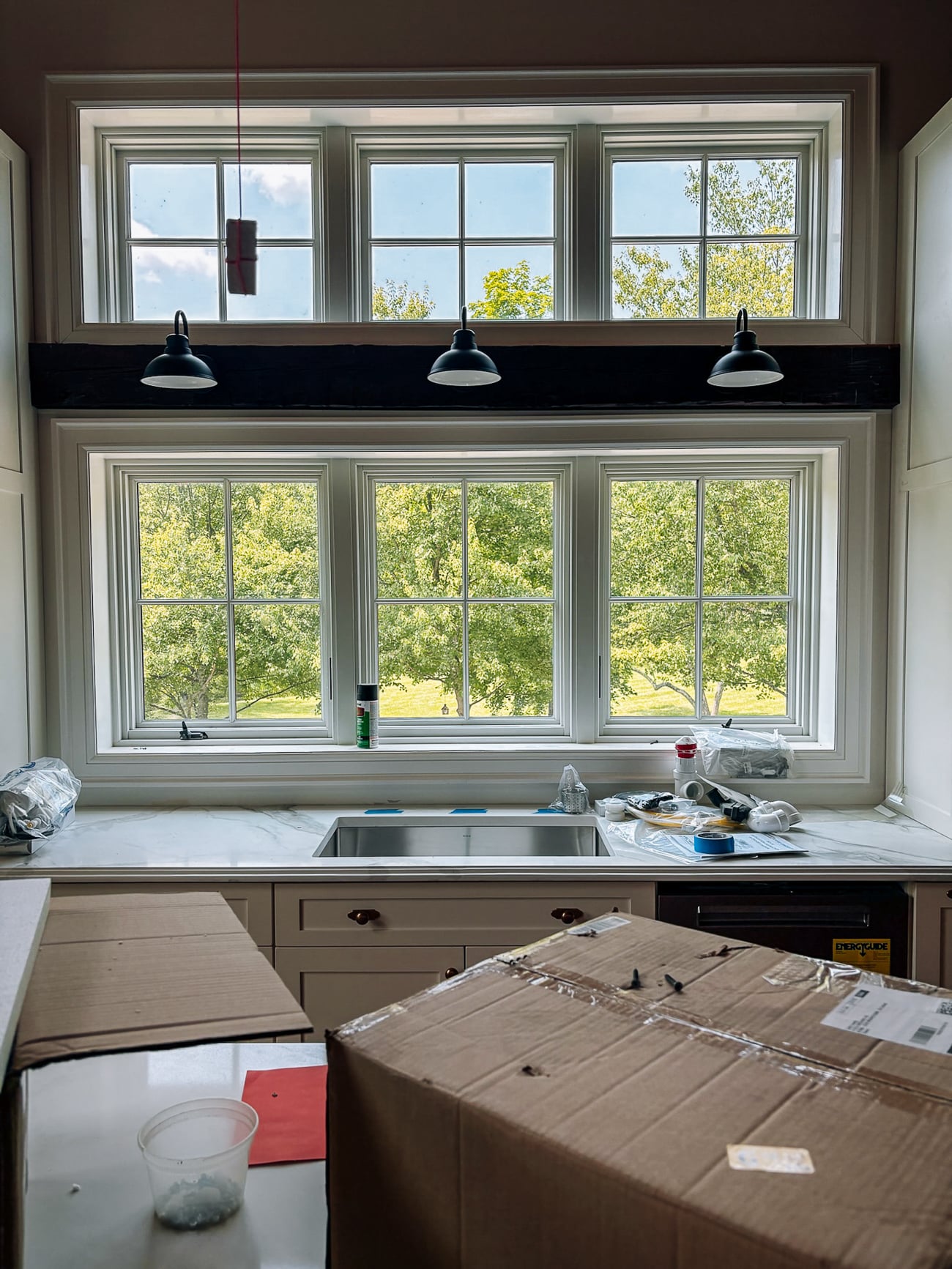 sconces over sink