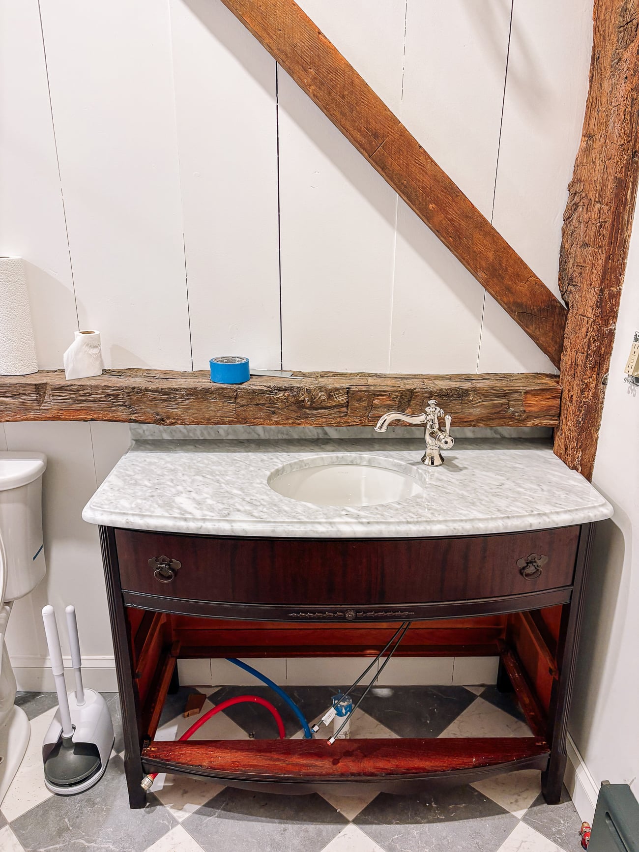 bathroom renovation - vanity